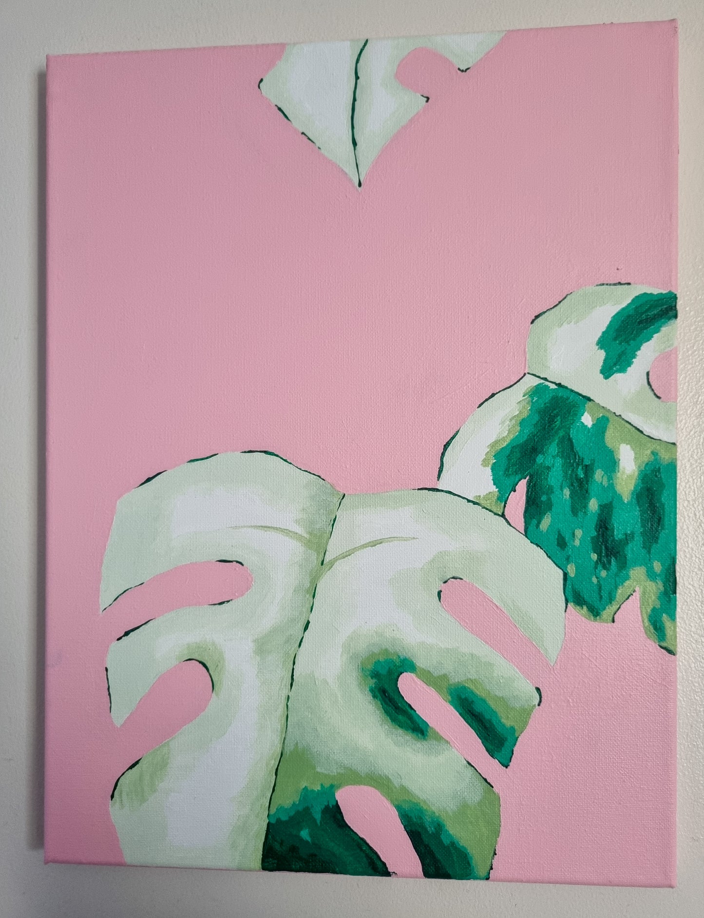 Monstera Canvas Painting