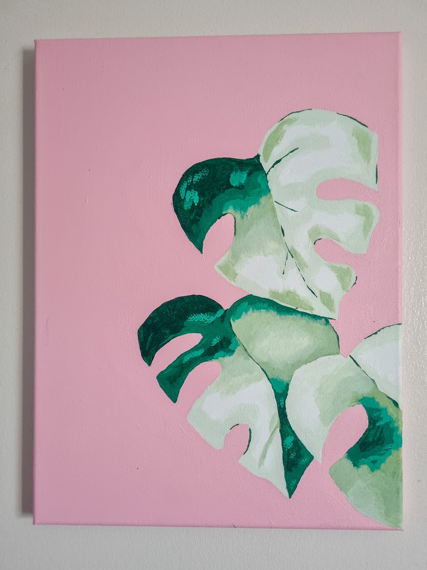 Monstera Canvas Painting